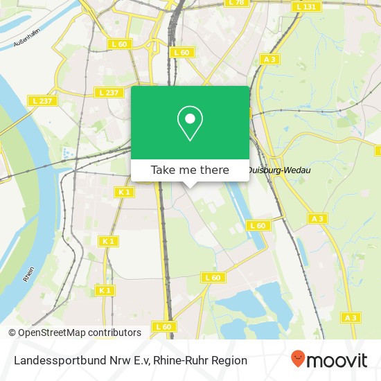 Landessportbund Nrw E.v map