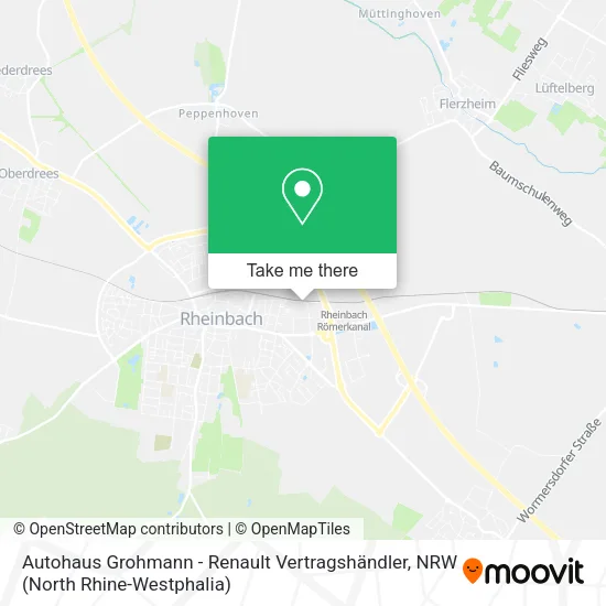 Карта Autohaus Grohmann - Renault Vertragshändler