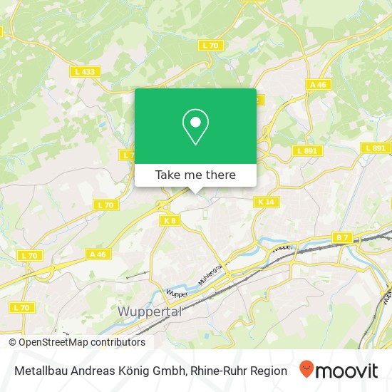 Metallbau Andreas König Gmbh map