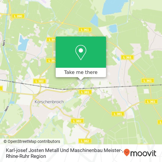 Karl-josef Josten Metall Und Maschinenbau Meister- map