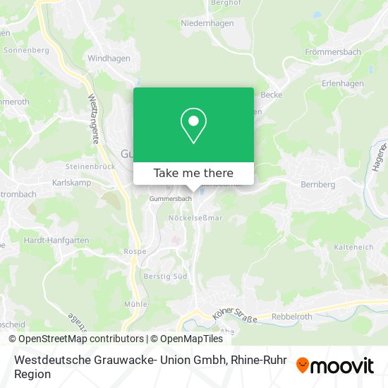 Westdeutsche Grauwacke- Union Gmbh map