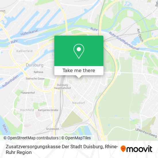 Карта Zusatzversorgungskasse Der Stadt Duisburg