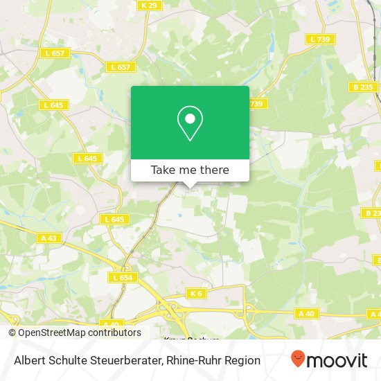 Albert Schulte Steuerberater map