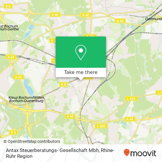 Antax Steuerberatungs- Gesellschaft Mbh map