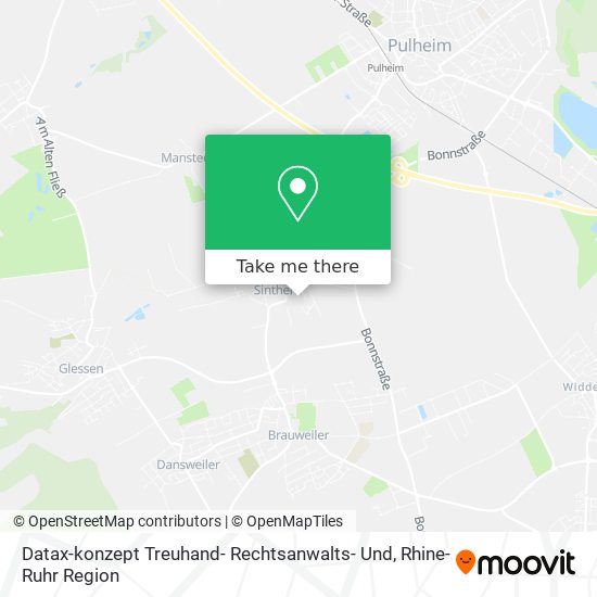 Datax-konzept Treuhand- Rechtsanwalts- Und map