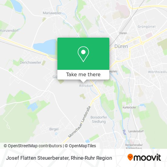 Josef Flatten Steuerberater map
