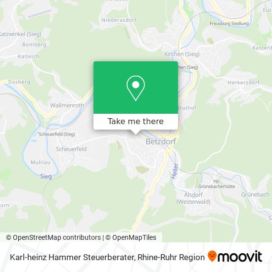 Карта Karl-heinz Hammer Steuerberater