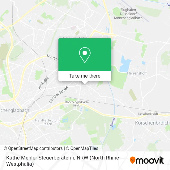 Карта Käthe Mehler Steuerberaterin