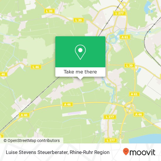 Luise Stevens Steuerberater map