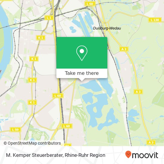 M. Kemper Steuerberater map