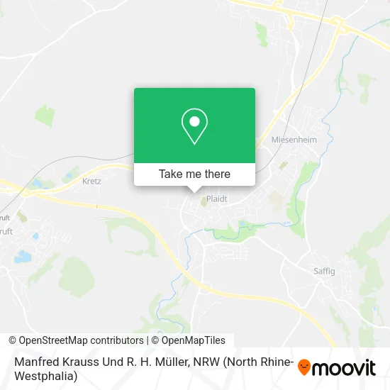 Карта Manfred Krauss Und R. H. Müller