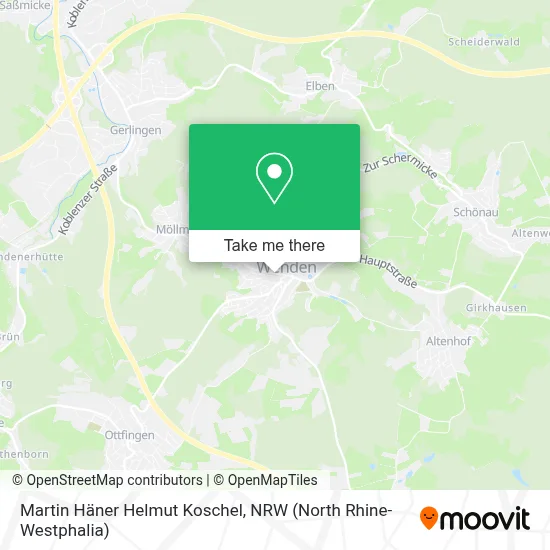 Martin Häner Helmut Koschel map