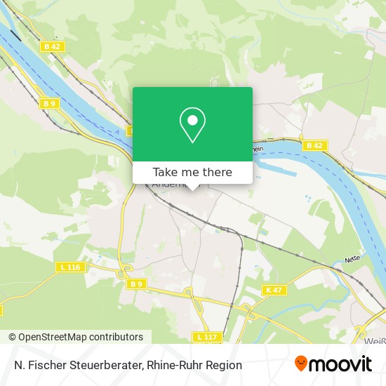 N. Fischer Steuerberater map