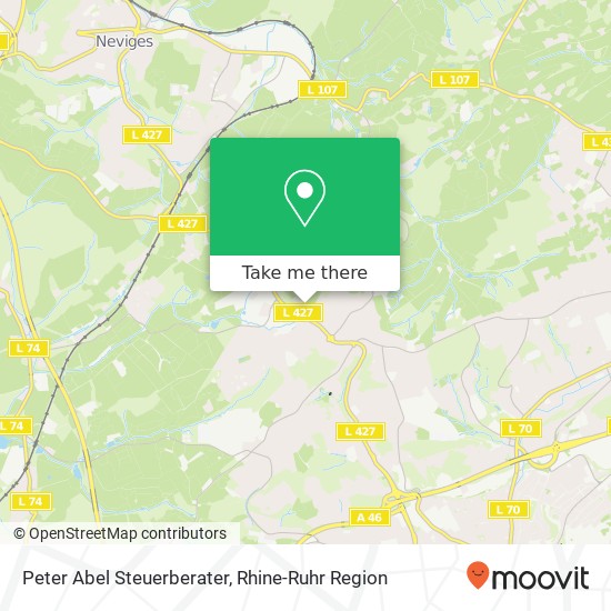 Peter Abel Steuerberater map