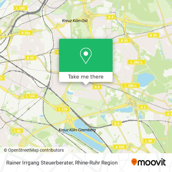 Карта Rainer Irrgang Steuerberater