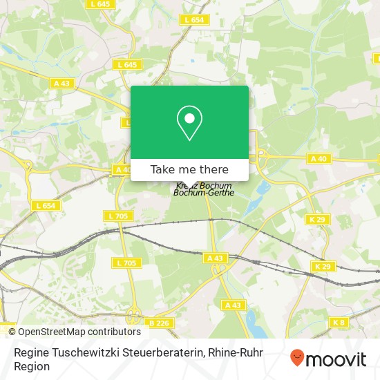 Regine Tuschewitzki Steuerberaterin map