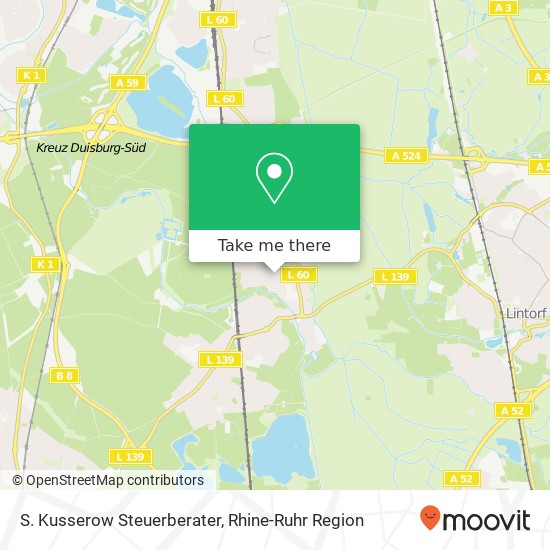 S. Kusserow Steuerberater map