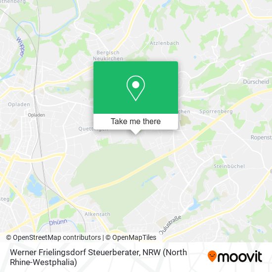 Werner Frielingsdorf Steuerberater map