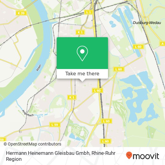 Hermann Heinemann Gleisbau Gmbh map