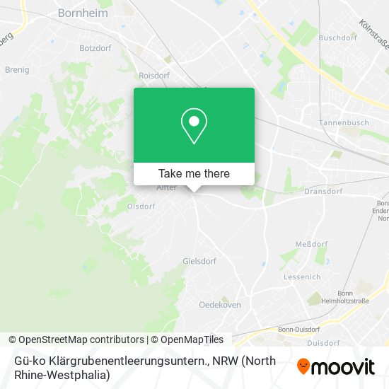 Gü-ko Klärgrubenentleerungsuntern. map