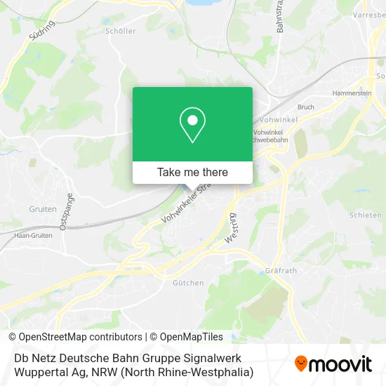 Карта Db Netz Deutsche Bahn Gruppe Signalwerk Wuppertal Ag