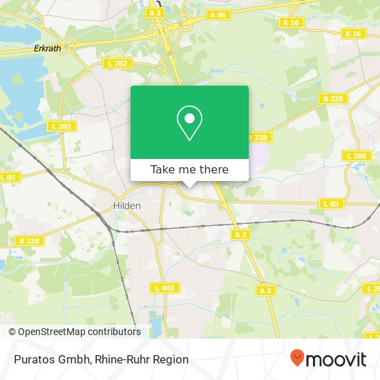 Puratos Gmbh map