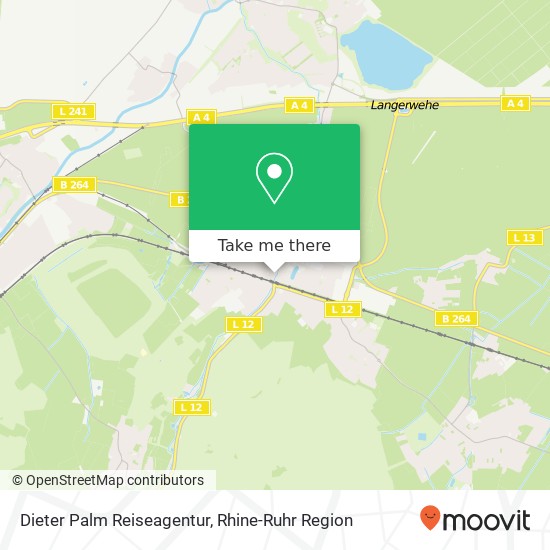 Dieter Palm Reiseagentur map