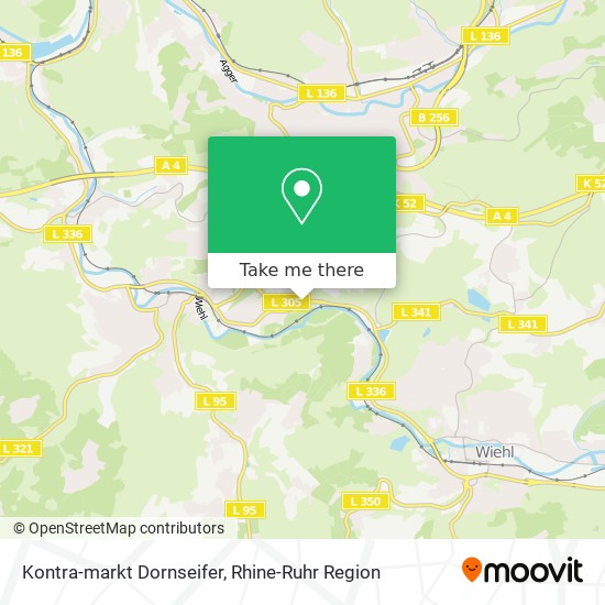 Карта Kontra-markt Dornseifer