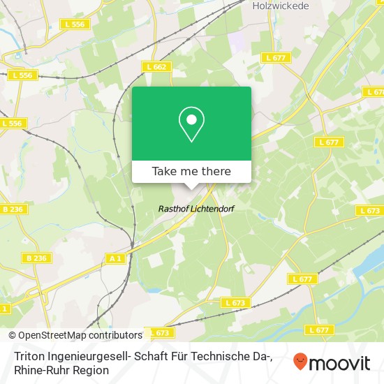 Карта Triton Ingenieurgesell- Schaft Für Technische Da-