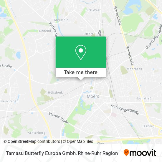 Tamasu Butterfly Europa Gmbh map