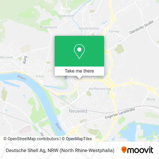 Карта Deutsche Shell Ag