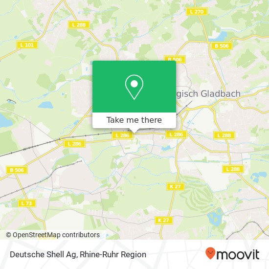 Deutsche Shell Ag map