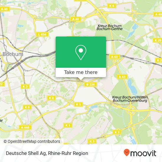 Deutsche Shell Ag map