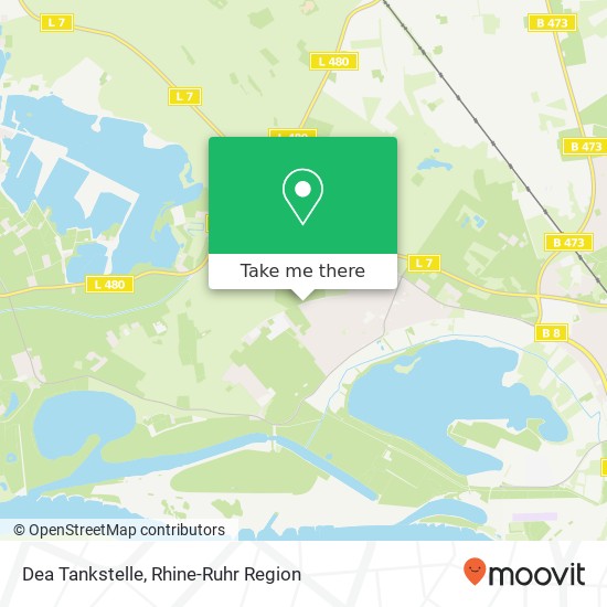 Dea Tankstelle map