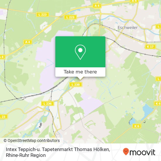 Intex Teppich-u. Tapetenmarkt Thomas Hölken map