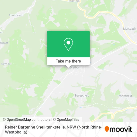 Карта Reiner Dartenne Shell-tankstelle