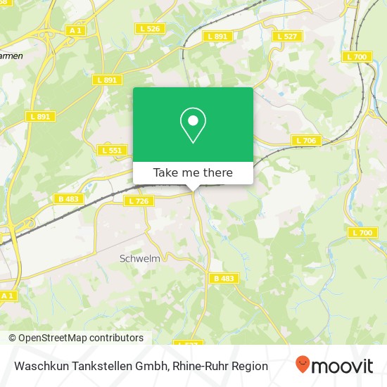 Waschkun Tankstellen Gmbh map