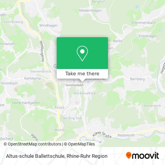 Altus-schule Ballettschule map