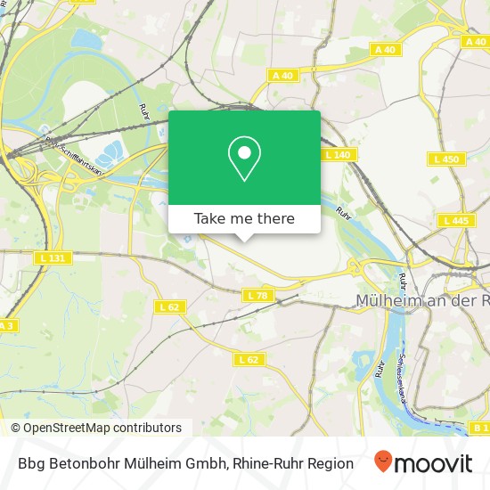 Bbg Betonbohr Mülheim Gmbh map