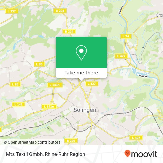 Mts Textil Gmbh map