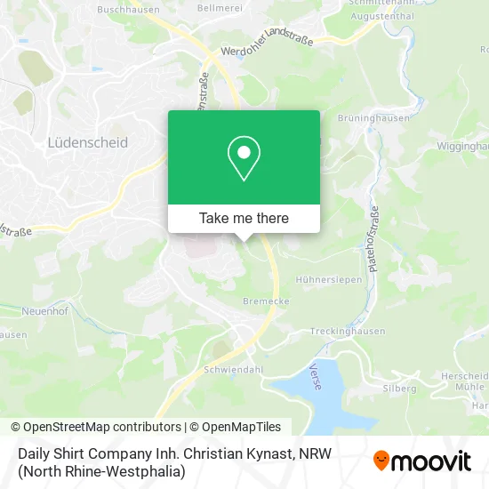 Карта Daily Shirt Company Inh. Christian Kynast