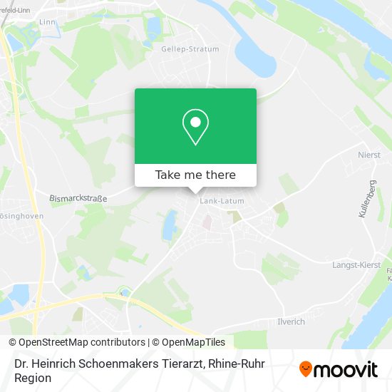 Dr. Heinrich Schoenmakers Tierarzt map
