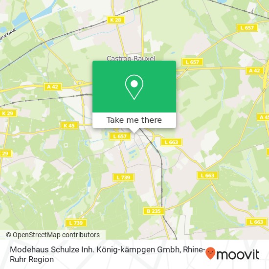 Карта Modehaus Schulze Inh. König-kämpgen Gmbh