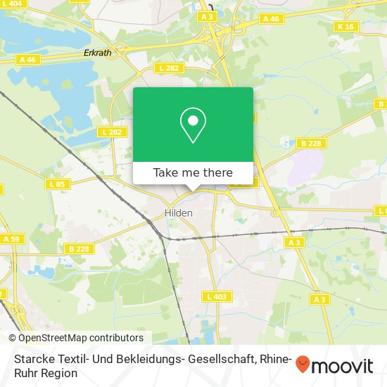 Starcke Textil- Und Bekleidungs- Gesellschaft map