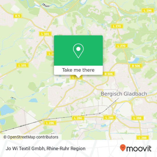 Jo Wi Textil Gmbh map