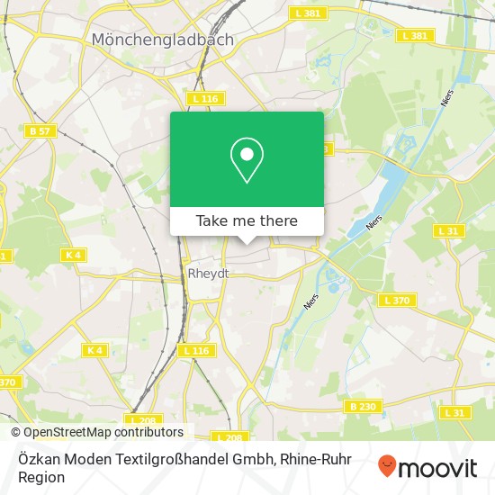 Özkan Moden Textilgroßhandel Gmbh map