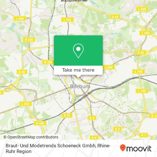 Braut- Und Modetrends Schoeneck Gmbh map