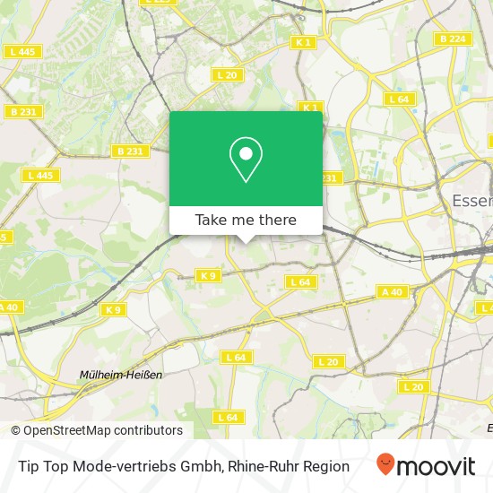 Tip Top Mode-vertriebs Gmbh map