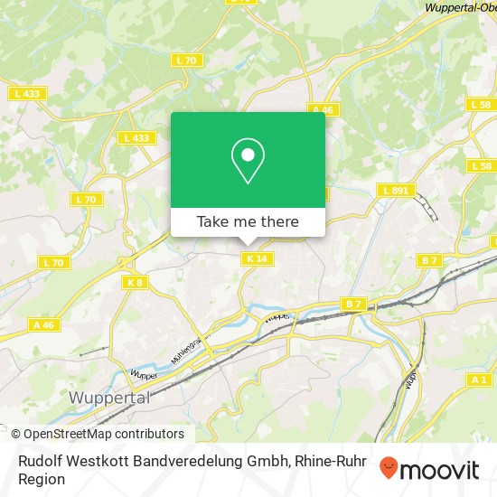 Rudolf Westkott Bandveredelung Gmbh map