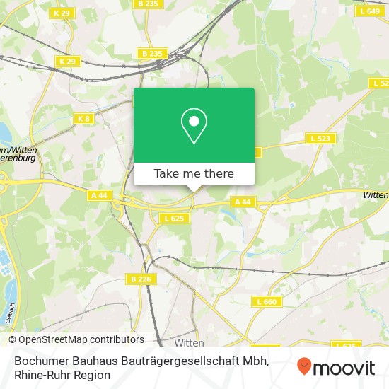 Карта Bochumer Bauhaus Bauträgergesellschaft Mbh